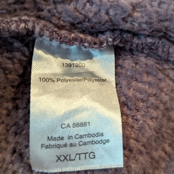 O'Neill Lightweight Purple  Fleece Pullover  Women's S/M or Youth XXL - Picture 6 of 10